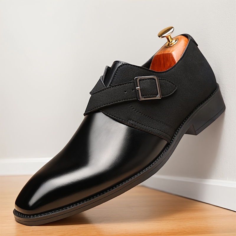 men black dress shoes sold on Temu United States