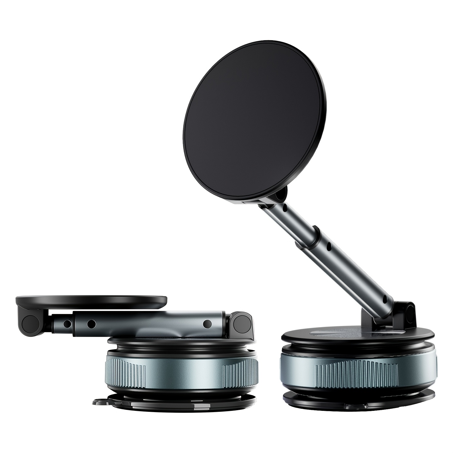 TEMU Echon 2026 Upgraded Car Phone Mount With Super Strong Magnetic Suction, 360° Rotation, Free Height Adjustment, Foldable And Retractable,