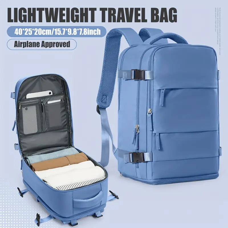 travel backpack 40 x 20 x 25 cabin bag ryanair approved - Temu travel backpack 40 x 20 x 25 cabin bag ryanair approved - Temu