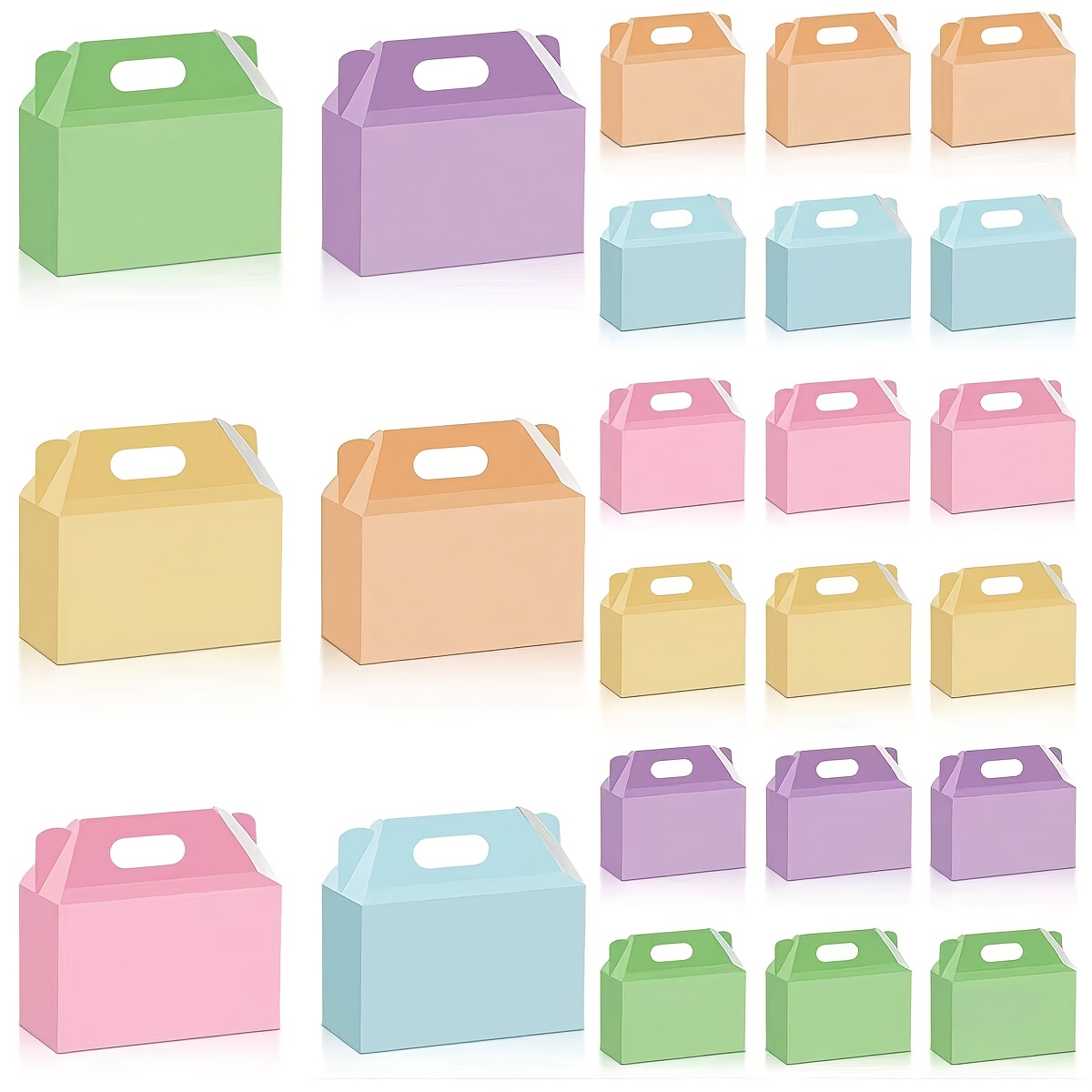 TEMU Gift For Her/him 24pcs Macaron Color Mixed Gift Box Suitable For Birthday/wedding/party Souvenirs, Christmas, Halloween
