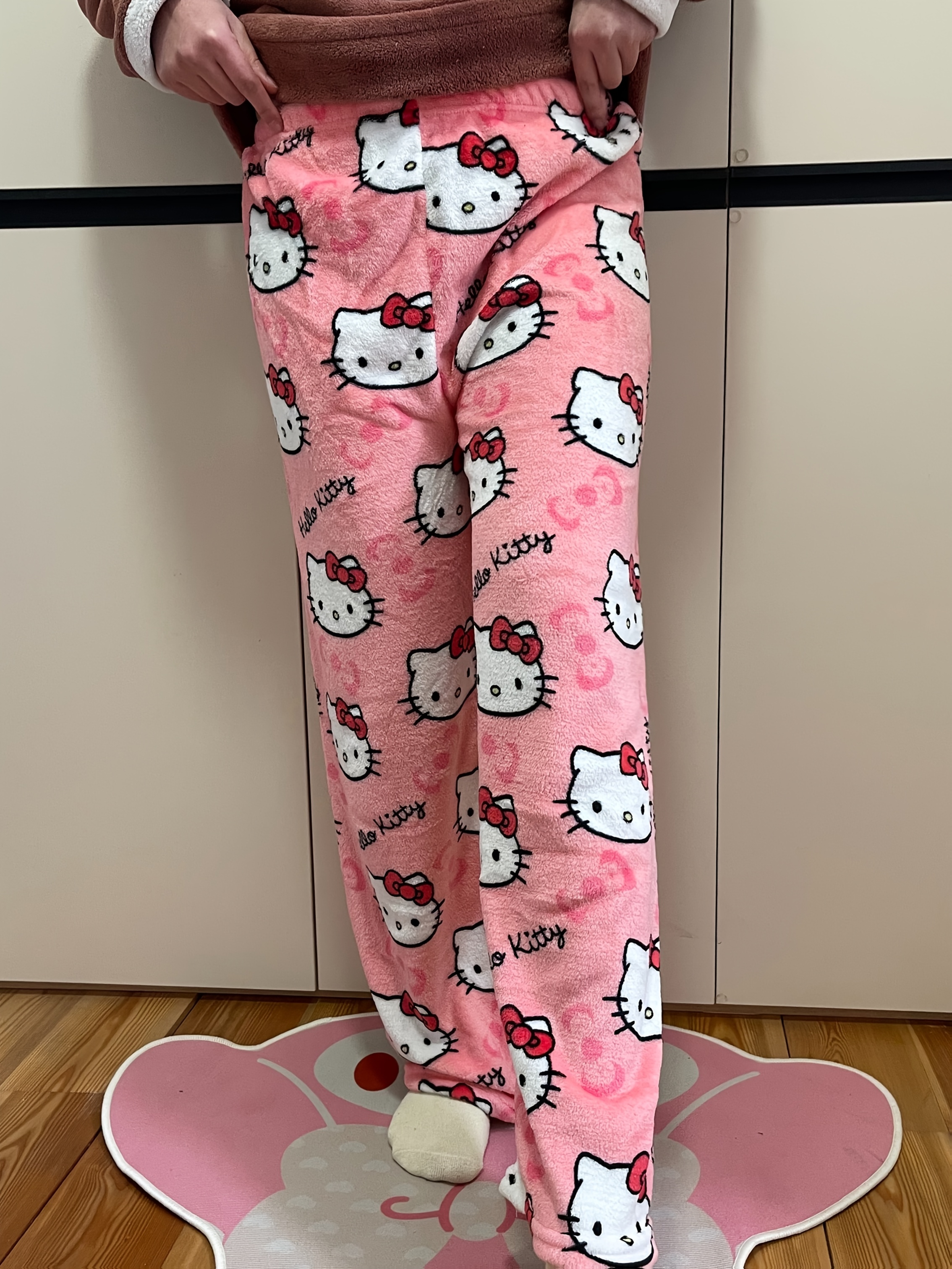 Pantalones De Pijama De Franela Para Mujer - Diseño Navideño Con Estrellas Y Copos De Nieve, Algodón Suave, Cómodos Y Cálidos, Perfectos Para Invierno Y Días En Casa