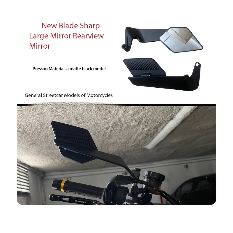 TEMU Suitable For Modified Wind Wing Rearview Mirror, High-definition Backup Mirror