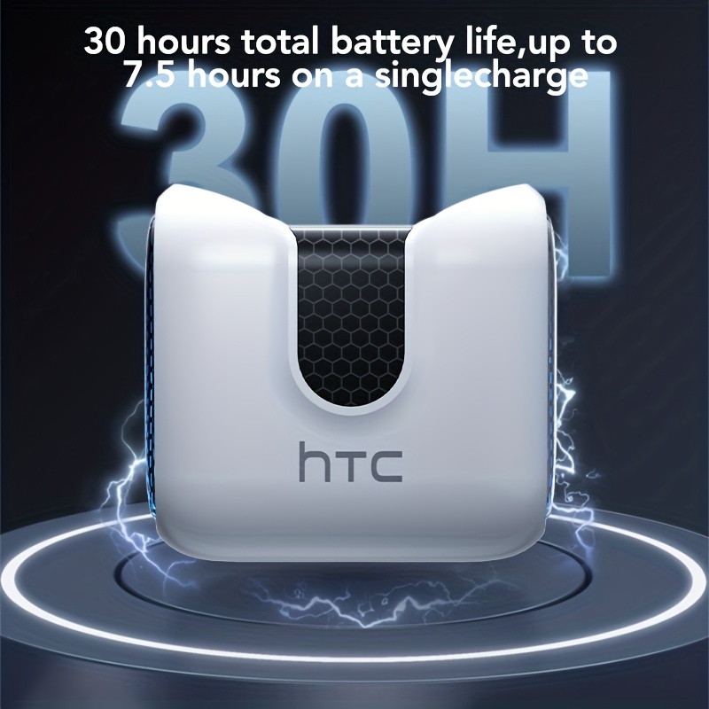 Les écouteurs true wireless HTC NE40 Esports offrent une latence ultra-basse de 45 ms, permettant aux joueurs mobiles et aux fans d'Esports de se préparer à l'action. Avec un design rétro Sci-Fi et une masse de seulement 3,6 g, ils sont parfaits pour le gaming, les trajets quotidiens et la visionnage de films.