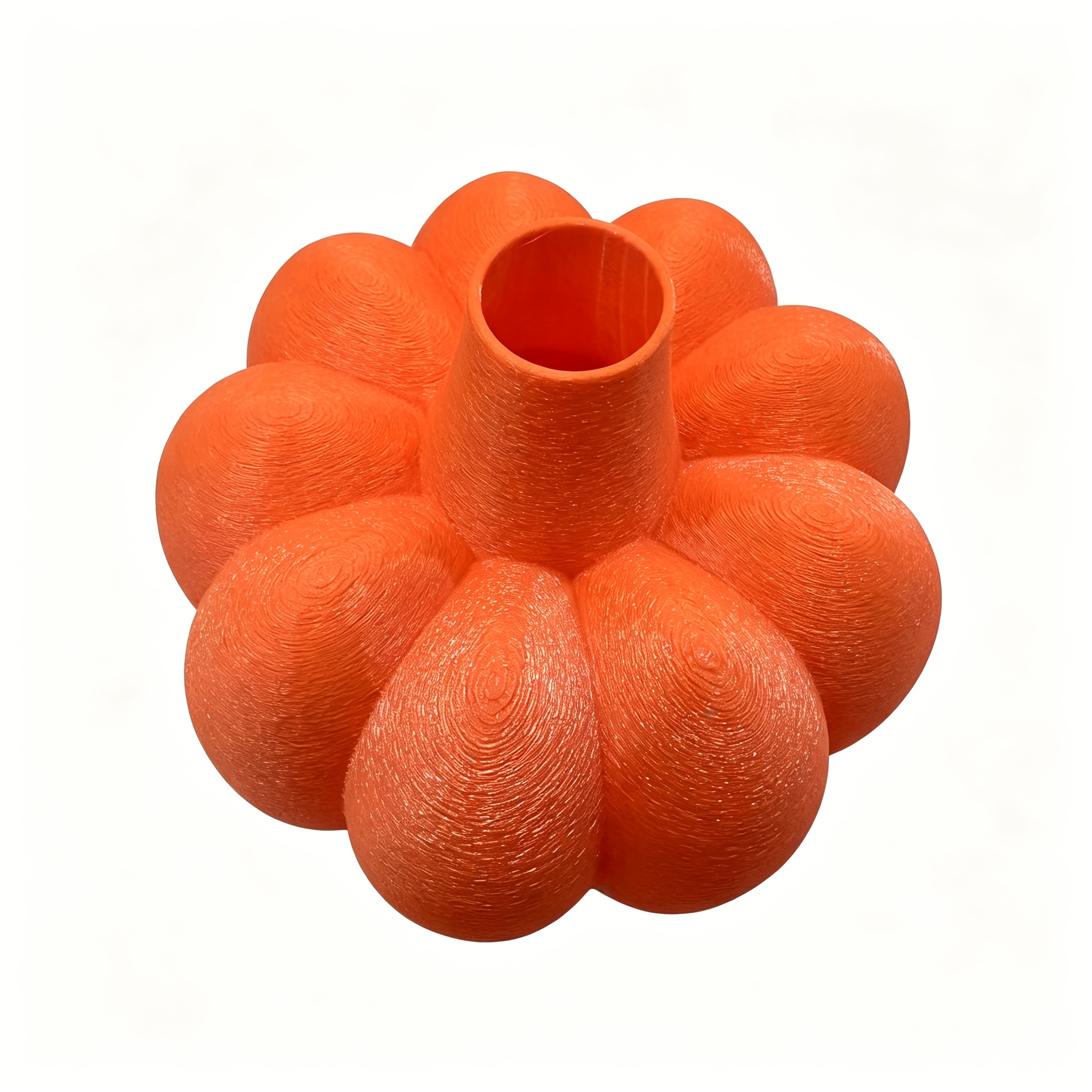 TEMU Vaso a forma di zucca stampato in 3D, decorativa del raccolto autunnale, per fiori freschi e secchi, centrotavola per di nozze e feste, d'arredo