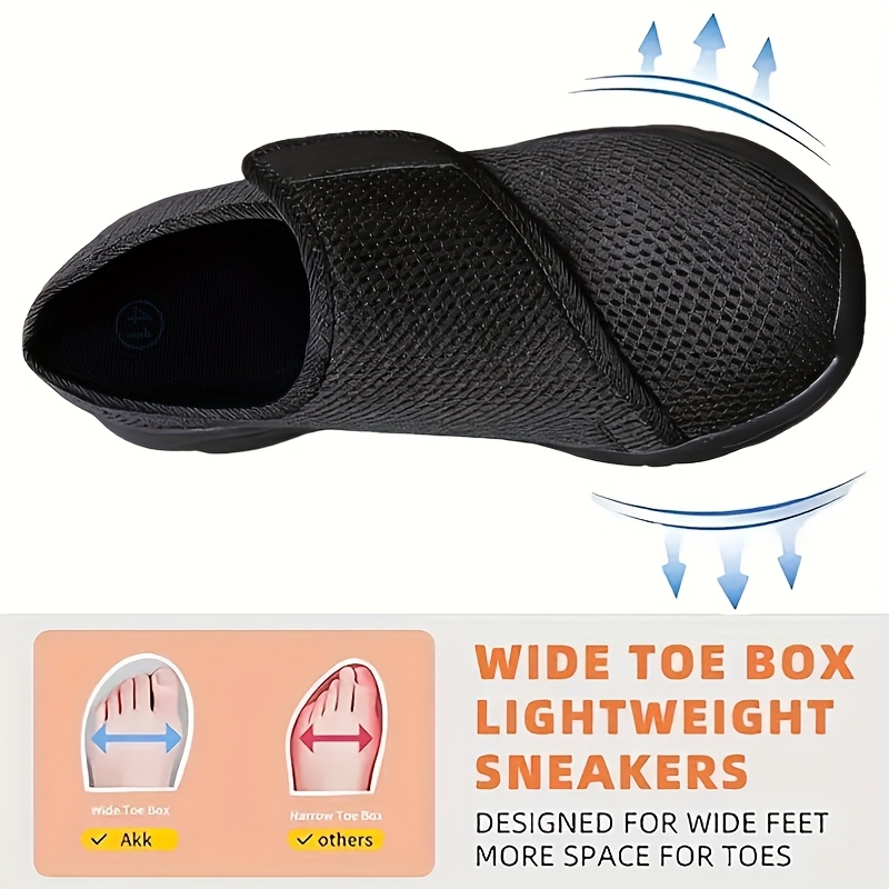 breathable slip   shoes for   men and women featuring adjustable closure lightweight eva cushioning sole comfortable for   suitable for   and wide feet stylish casual walking shoes perfect as a holiday gift 2