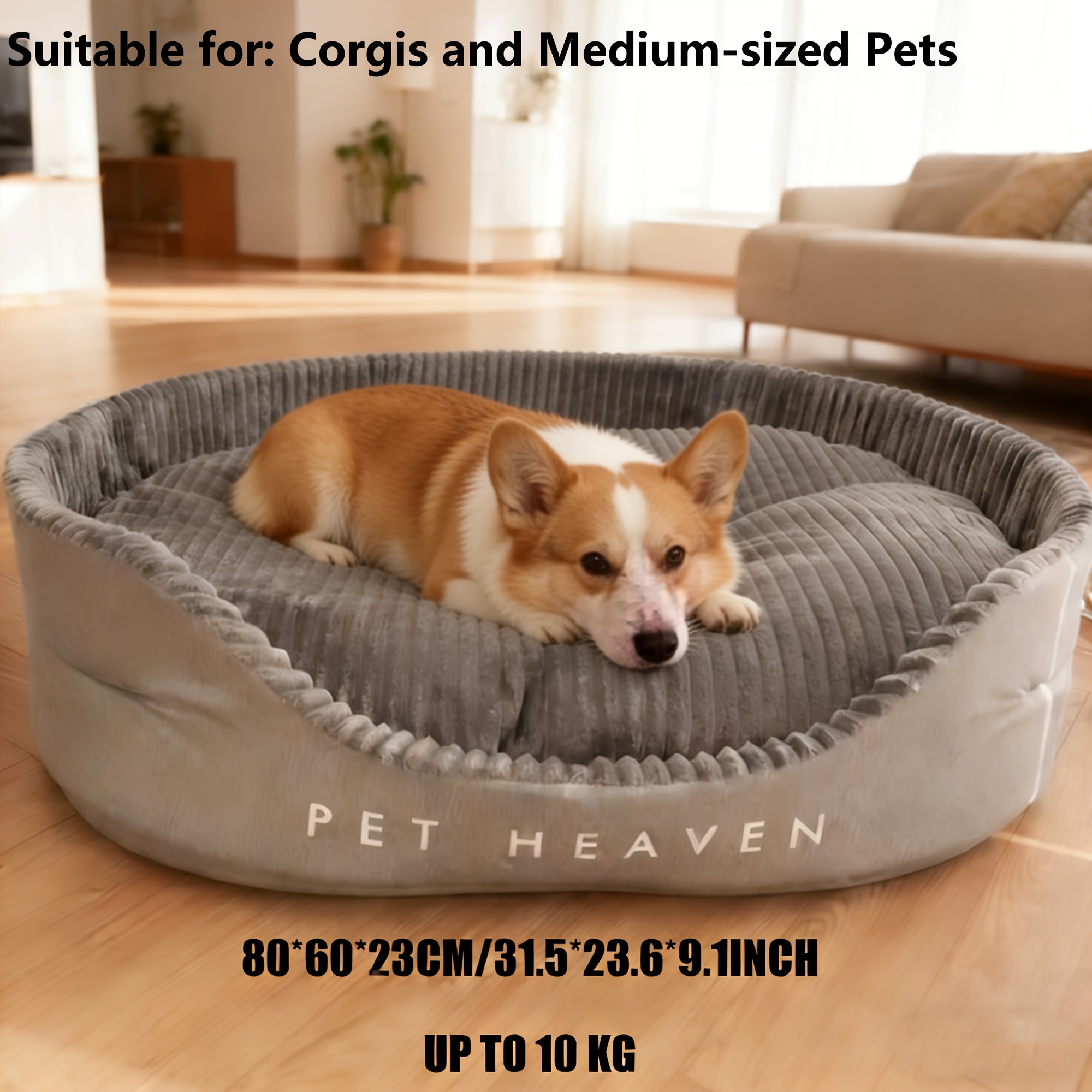 TEMU Super Dog Bed Kennel - Pet Bed - Plush, Anti-bite, Dirt-proof, , Suitable For , Machine Washable, Perfect Living Room And