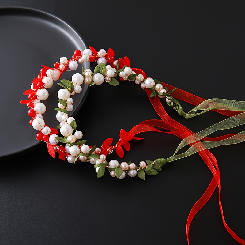 boho chic green woven headband - Temu Mauritius display picture 3
