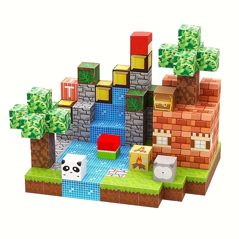   building blocks 150pcs magnetic building block set stem education gift for   6 shapes diy 3d puzzle toy   gift easter gift multicolor construction kit festive toy set vibrant toy building blocks   home decor durable toy magnetic bricks