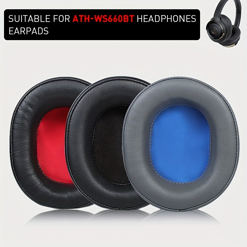 Cushion Headphone Cover Acoustic Memory Foam Earpads Ath - Temu