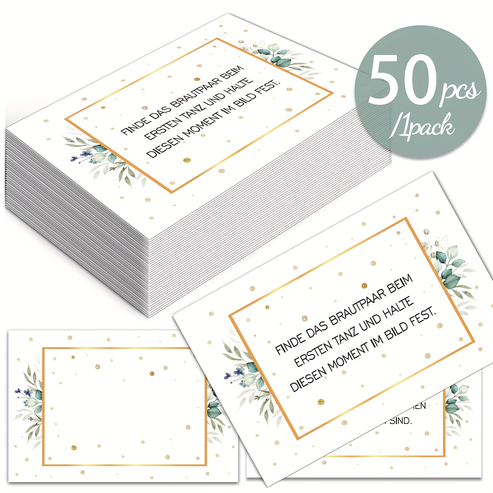 E-shop 50 Stk. Hochzeits-Foto-Herausforderung – 35 kreative Aufgabenkarten + 15 beschriftbare Karten, um einzigartige Erinnerungen für Hochzeitsgäste