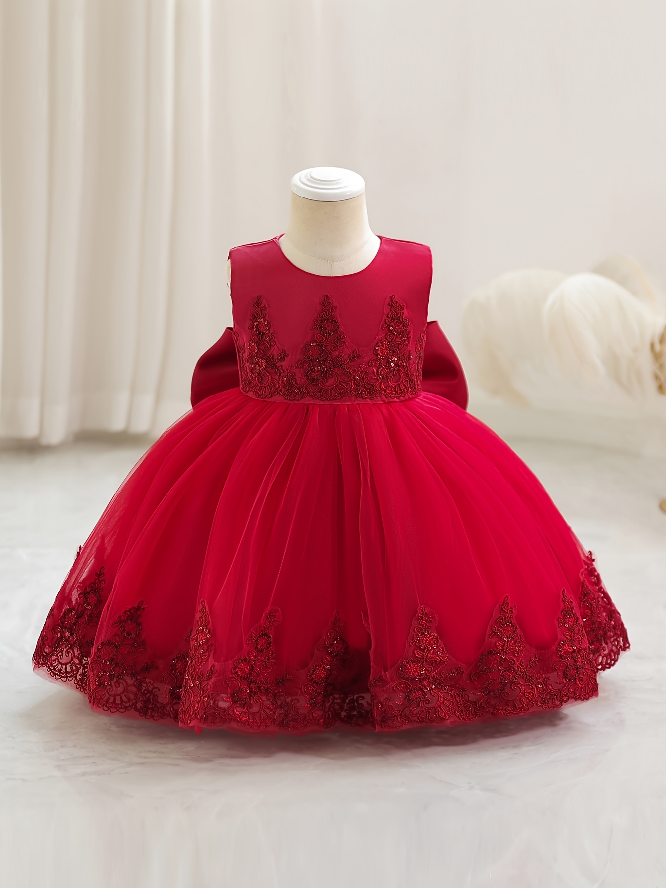 green emerald velvet dress Blush Pink Toddler Party Dress with Flounces 3T / Gold main image 0