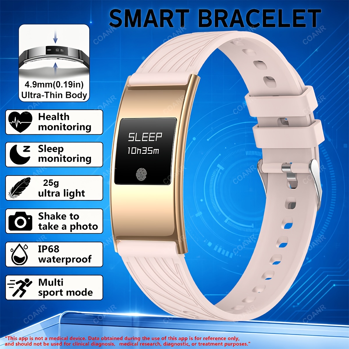 Compatible Sports Smartwatch for iPhone and Android
