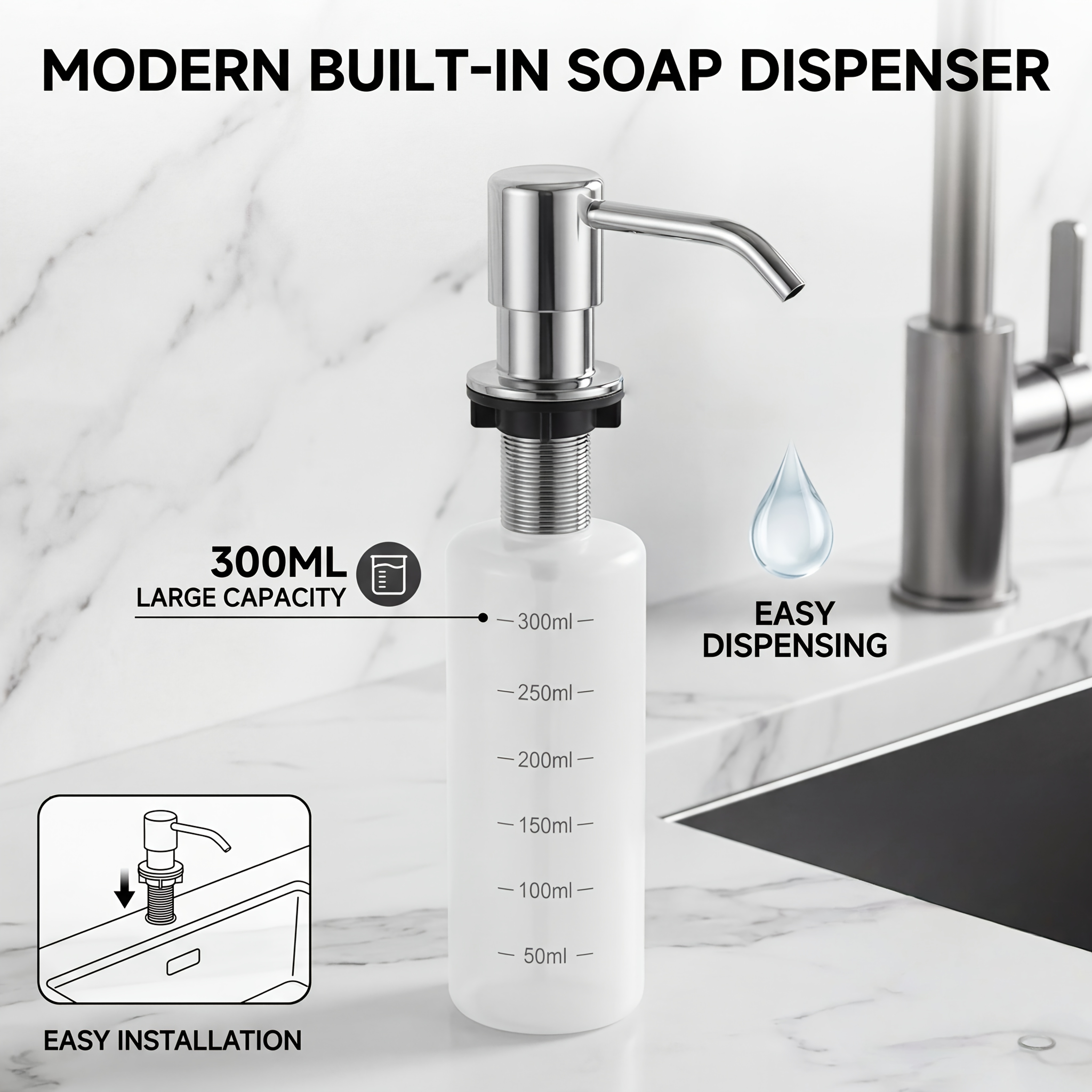Transparenter Waschmittelspender – 700–1900ml, Aus PP, Mit Messbecher, Auslaufsicher, Feuchtigkeitsgeschützt – Für Flüssigwaschmittel, Pulver & Perlen