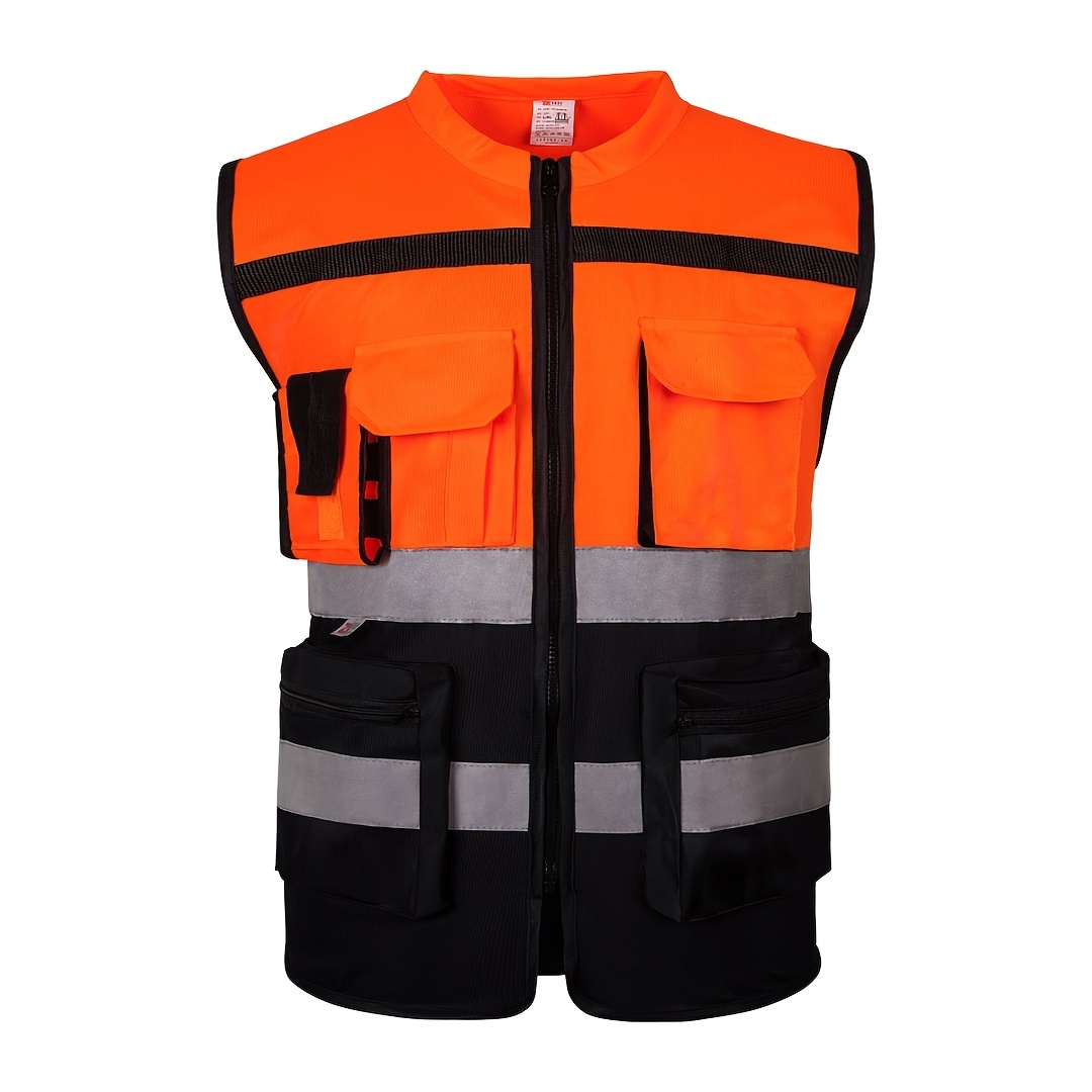 equipo de seguridad para correr   visibilidad en   neón con bolsillo, chaleco reflectante para     para correr,   en bicicleta, hombres y mujeres
