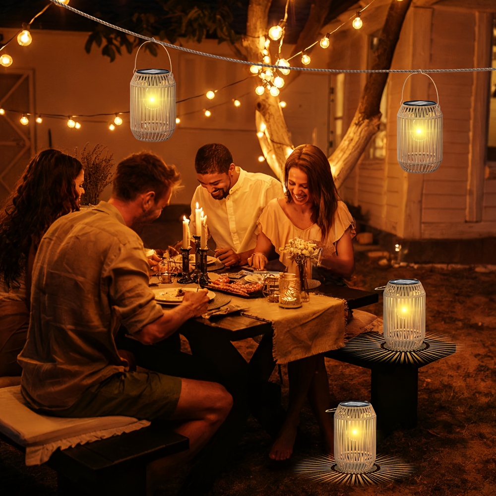 Lanterne solari impermeabili, confezione da 2 / Luci da giardino