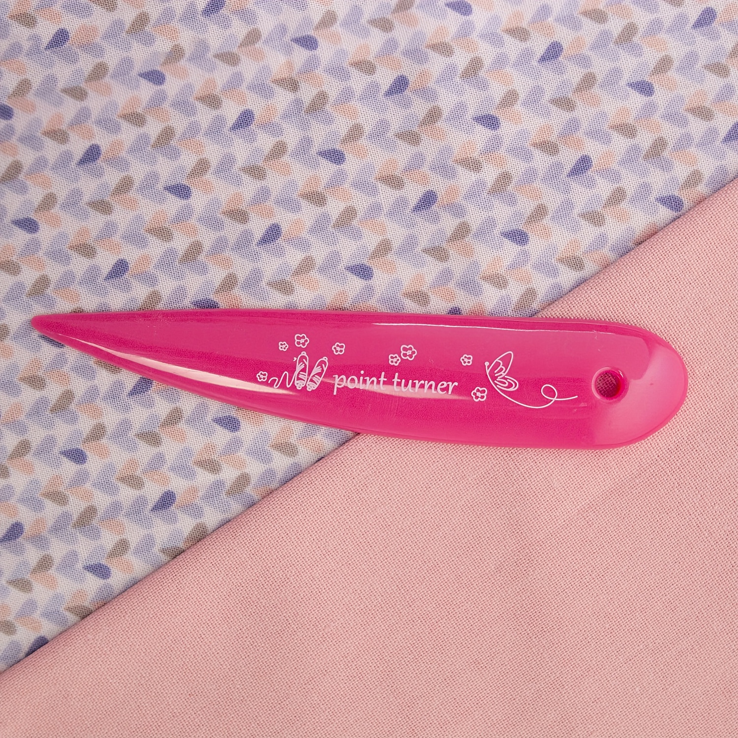TEMU 1pc Point Tuner Seam Creaser Creases Sewing Tools, Pink Plastic Sewing Mark Tuner Seam Presser Tool Sewing Quilting Diy Accessory