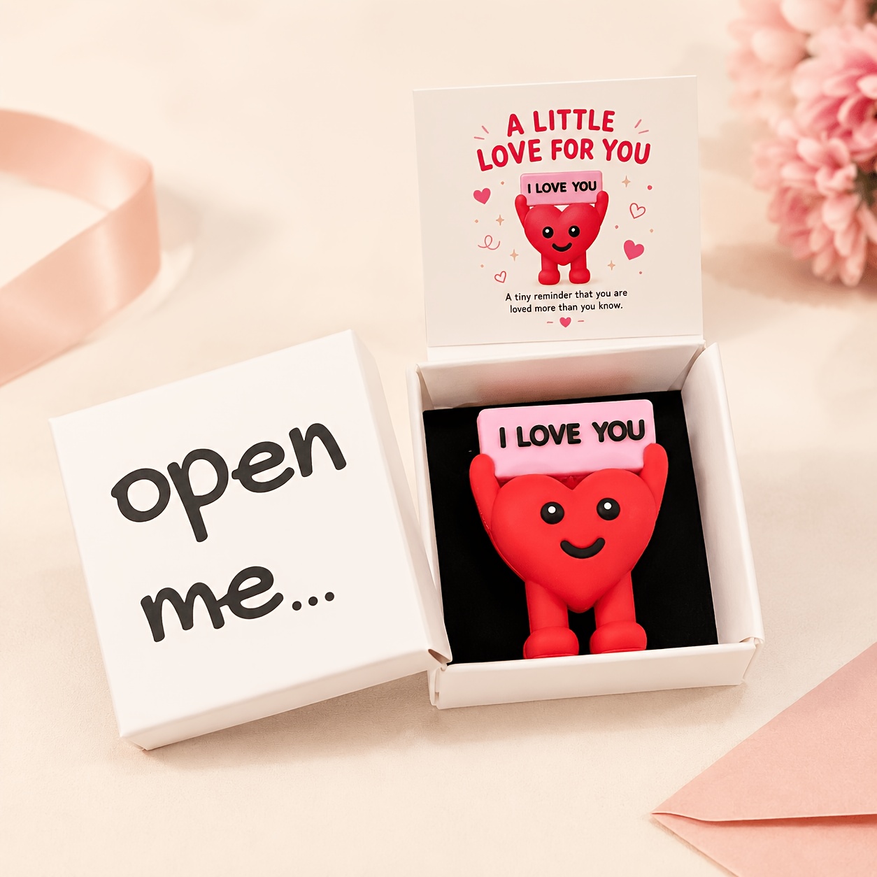 TEMU Creative Gift Packaging Box, A For You Warm Card Packaging, Mini Surprise Box, Suitable For Couples, , Birthday, Anniversary, And Daily Of