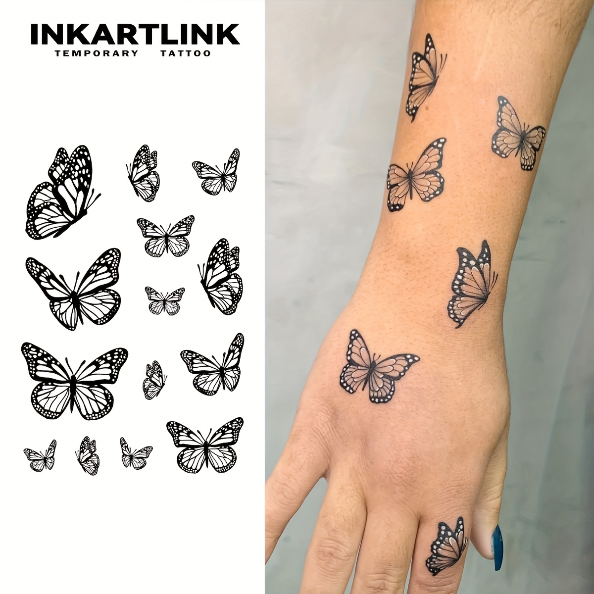schmetterling tattoo - Temu Schweiz, image size:1200x1200