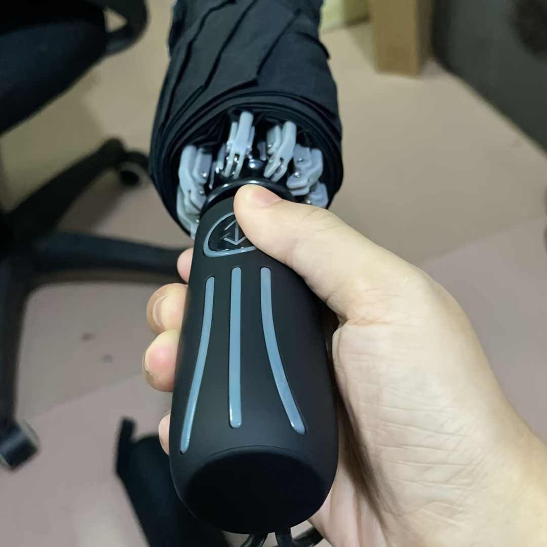 MOORRLII [Windproof Umbrellas] Large Automatic Windproof Umbrellas for MenAnd Women |Vintage Design, 10 Ribs, Suitable for Golf, Windproof Rain Gear, Large Folding Umbrella, Reinforced Parasol, Casual Fashion Style, Inverted Parasol, Durable Frame, Lightweight Build, Commuter Rain Gear, Fashion-Conscious Users