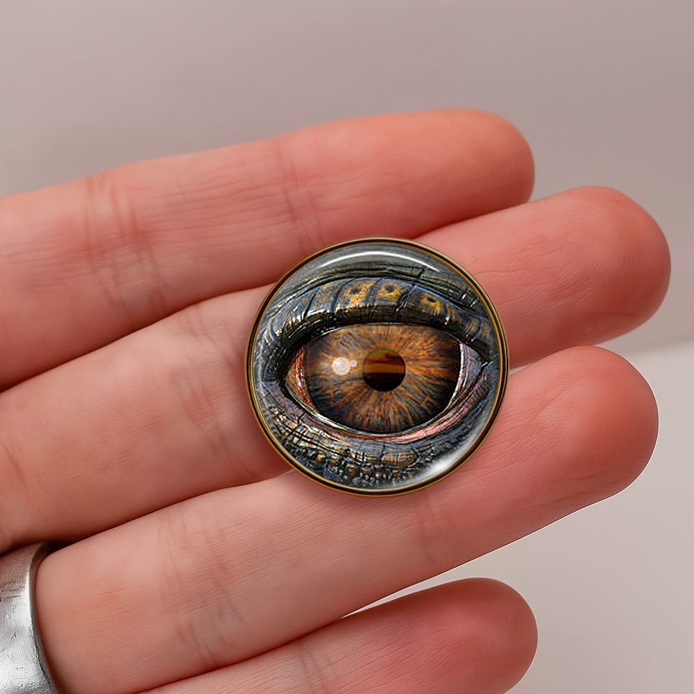 Mechanical Eye Brooch, Classic Schoolbag Accessory