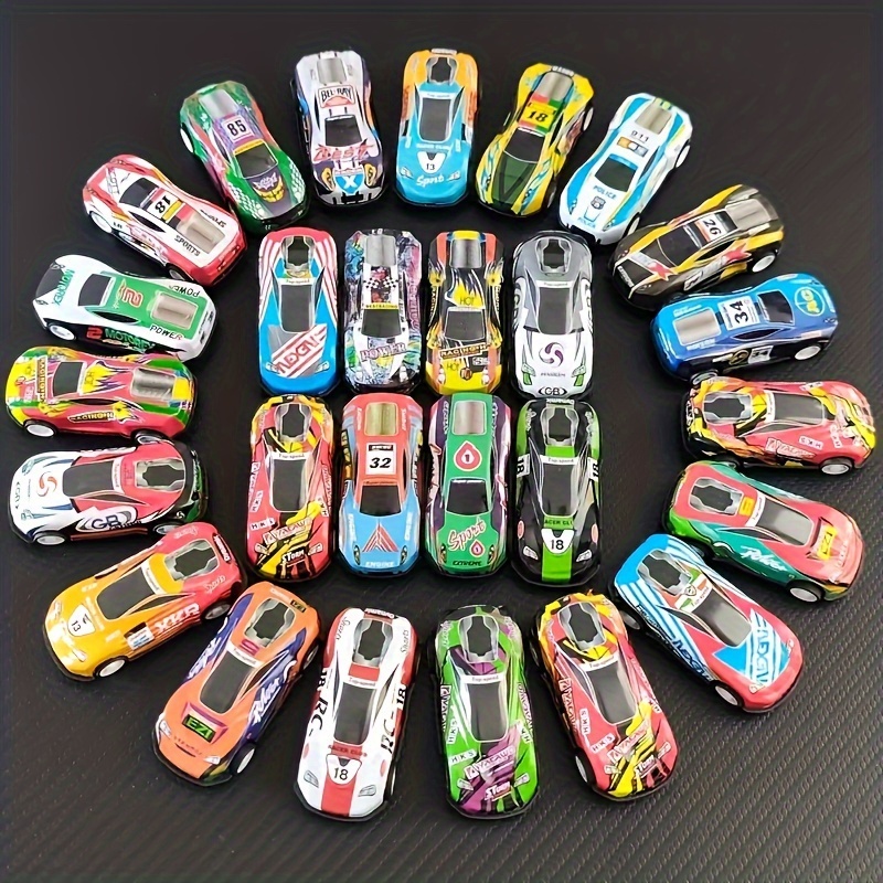 

Assorted Metal Pull-back Toy Vehicles For Kids, Mini Diecast Racing Cars, Treasure Box Prizes, Bulk Pack For Party Favors, And Christmas Gifts For Children 3-6 (styles And Colors May )