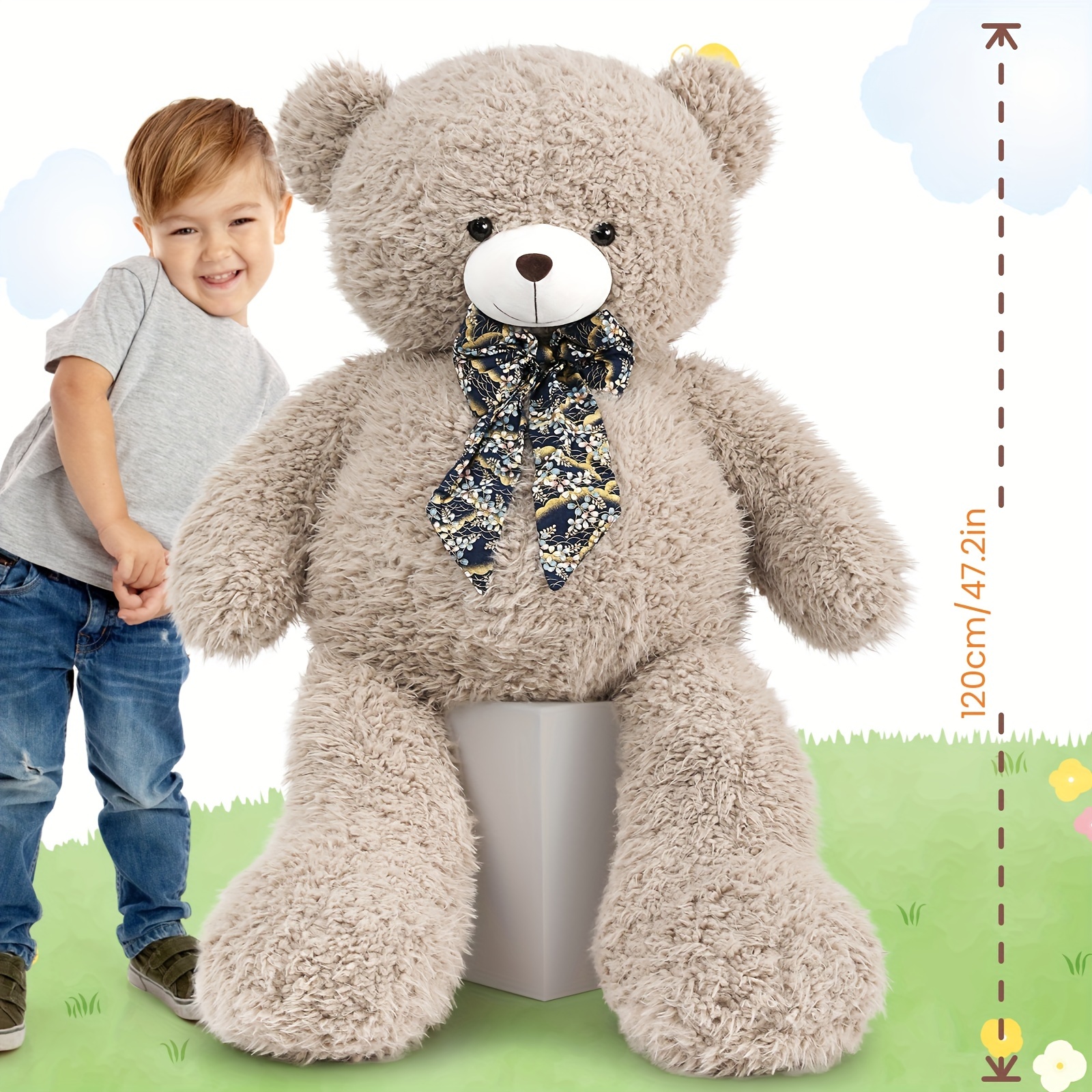 Big cheap teddy bear for valentine's day clearance