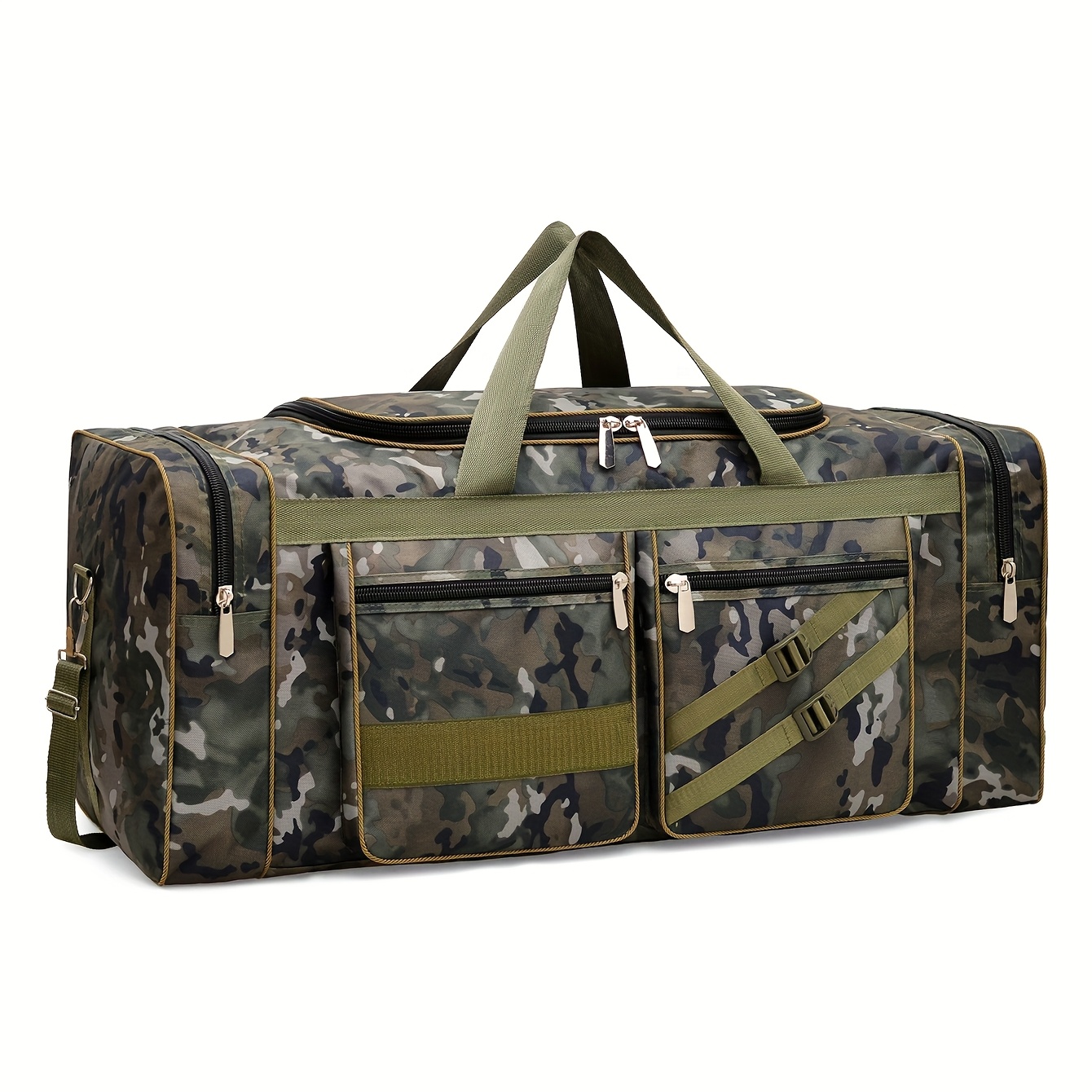Men's Durable Large Capacity Luggage Bag For Travel And Business Trips, Oversized Carry-on Travel Bag
