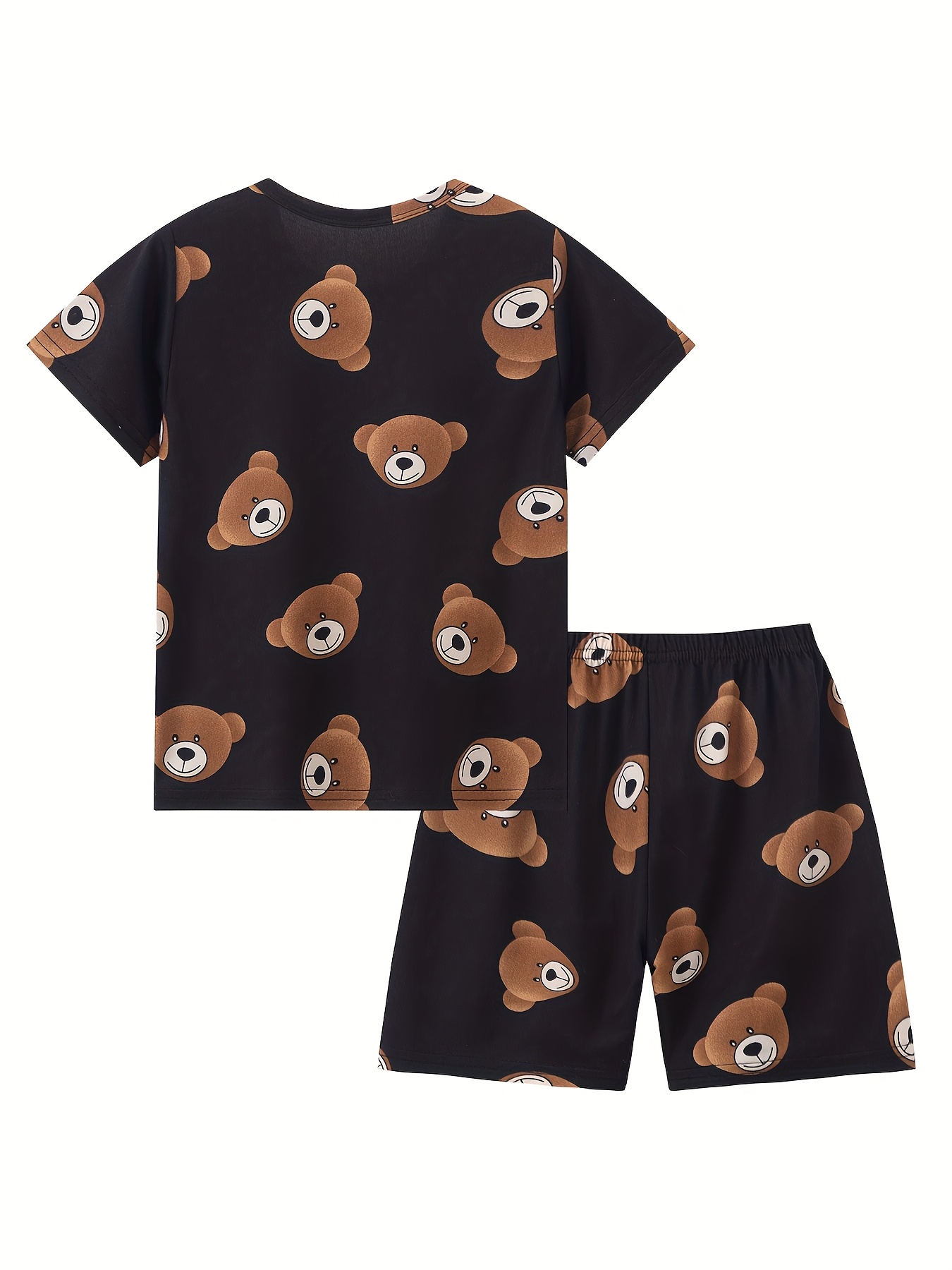 2pcs boys girls summer pajama set print Temu Saudi Arabia