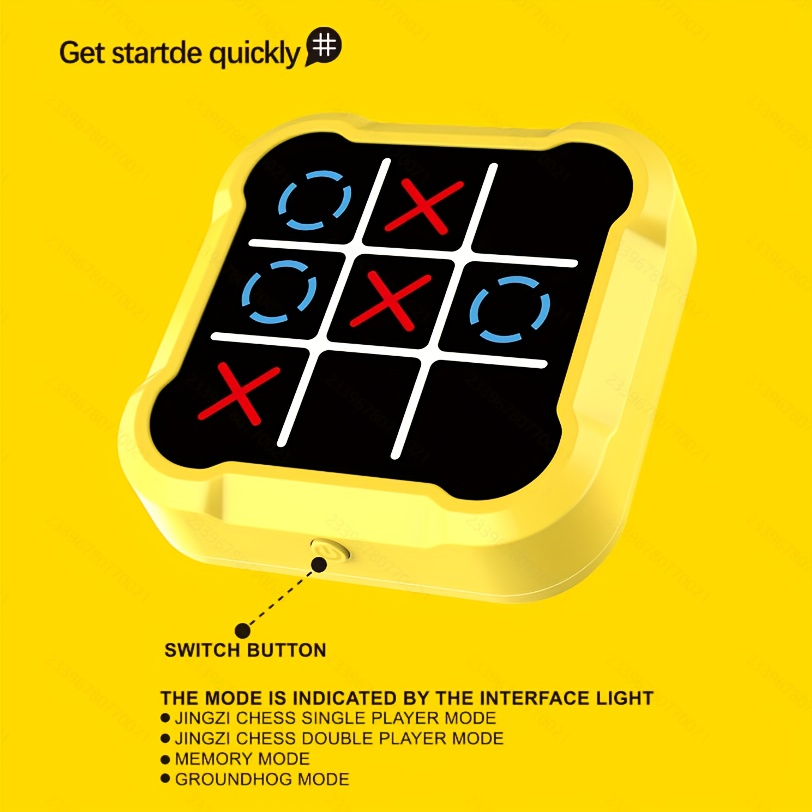 kids educational game machine tic tac toe portable outdoor interactive toy creative challenge fun educational tool for enhancing thinking and strategy planning skills Product details 8