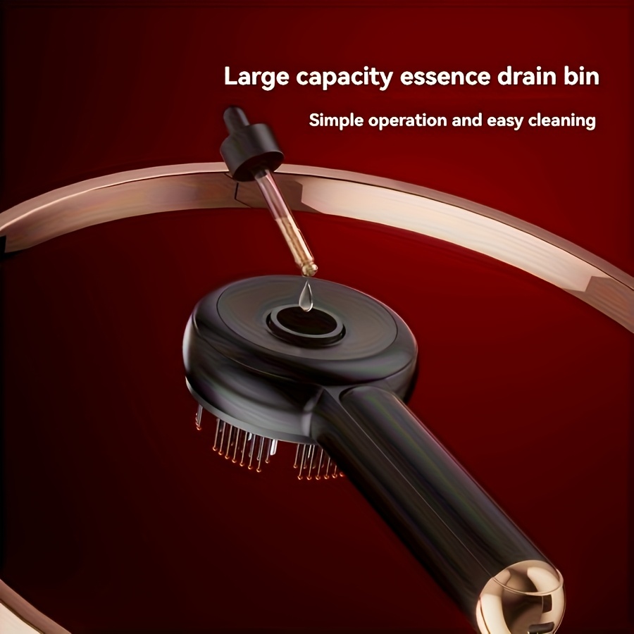 2 color options usb rechargeable scalp massager with 1500mah battery 3 vibration   replaceable lighting   for hair care   relaxation sleek handheld massager   construction Product details 2