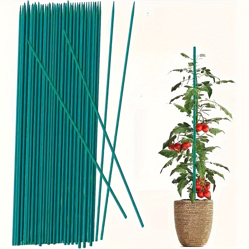 

Gardening" 10-pack 40cm Stakes - Durable Plant Support For Climbing Plants, Orchids & Tomatoes