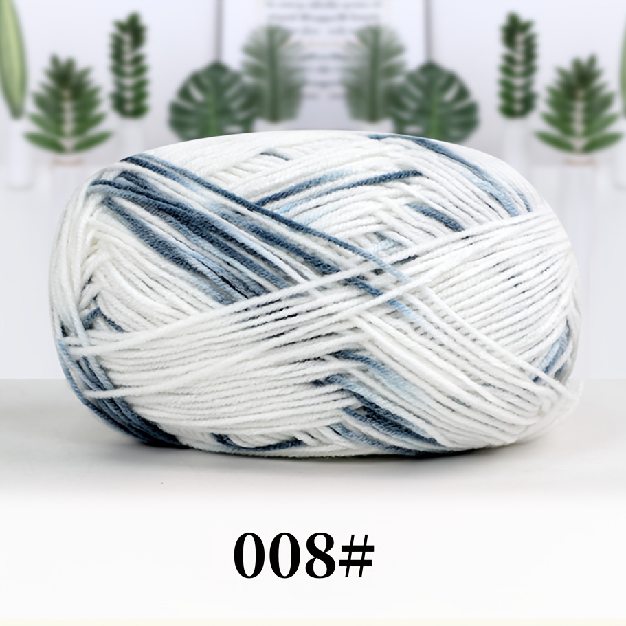 

10pcs Soft Warm Acrylic Yarn, 500g Each, 1.1lb ± 0.033lb, Self-striping Gradient, Strand, For Knitting Sweaters, Scarves, Socks, And Gloves, Craft Knitting Thread