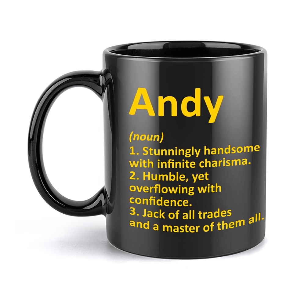 TEMU 1pc, 11oz, , Definition Ceramic Coffee Mug For Restaurant And Business, Perfect For , Ideal Gift For , Women's Gifts, Men's Gifts, Perfect