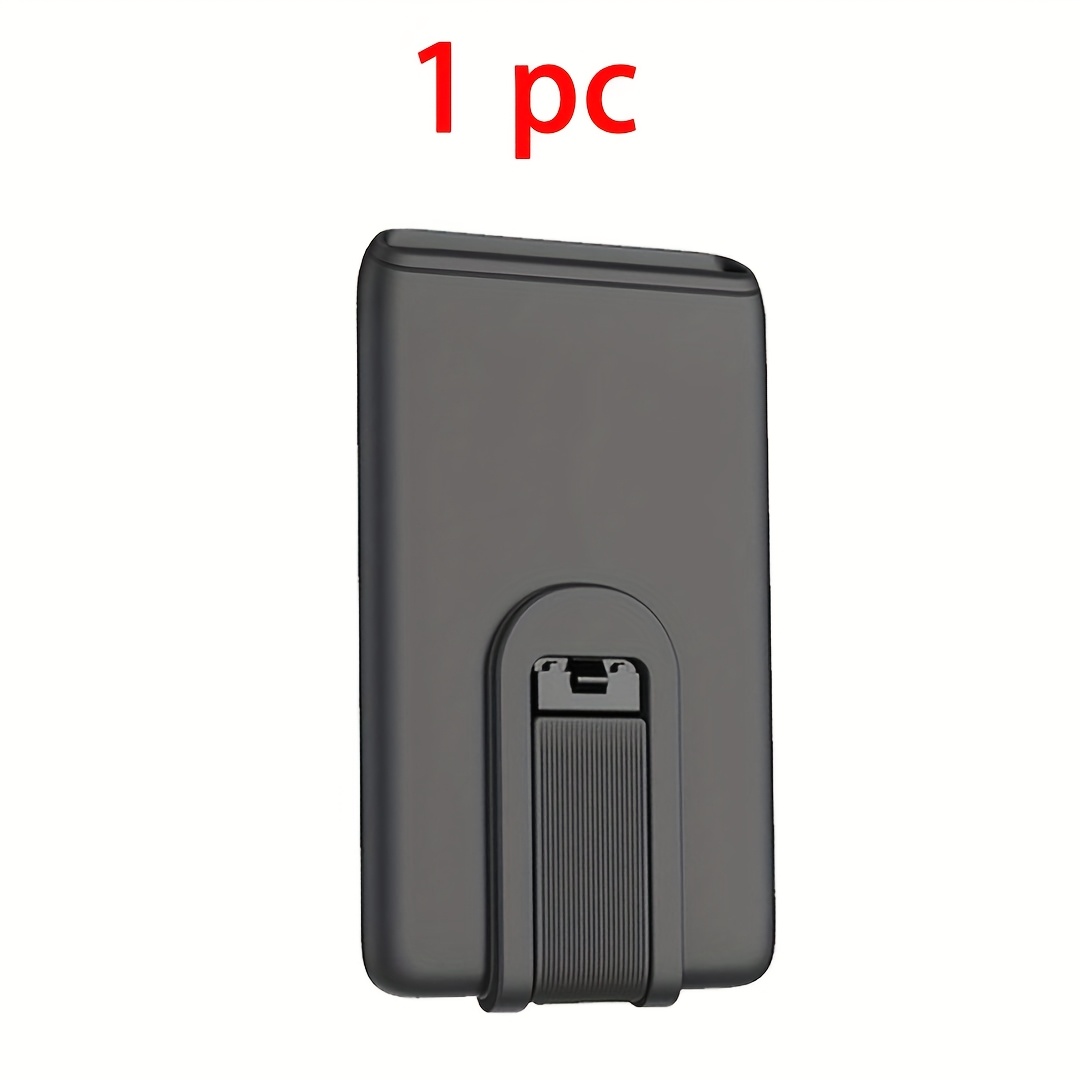 E-shop Universal Silikon Handy Kartenhalter Wallet Case Handy Rückseite Klebeaufkleber Kartenfach mit Ständer Kreditkartenhalter für Handy