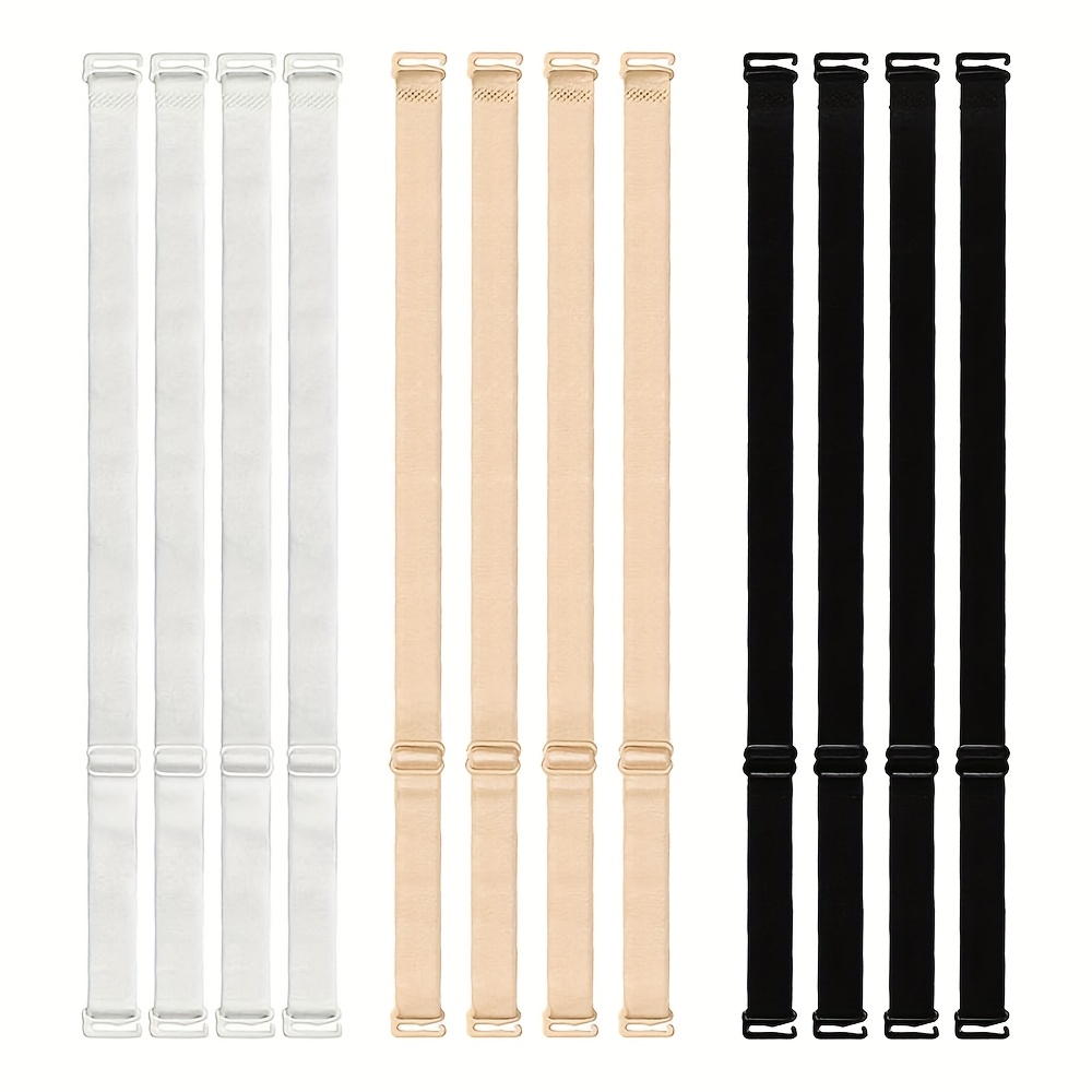 6 Pairs Of Elastic And Adjustable Replacement Bra Straps, Underwear Accessories, Removable And Adjustable Shoulder Straps, Suitable For Women
