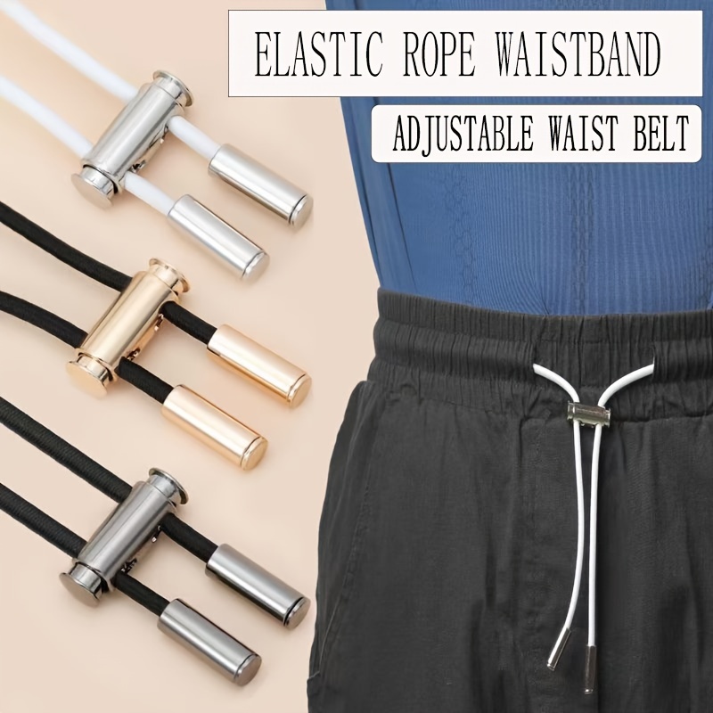 1 set sports pants elastic belt adjustable elastic rope belt adjustable   belt repairing sports pants belt invisible belt seamless lazy elastic belt multifunctional sports pants belt men women hand repairing belt