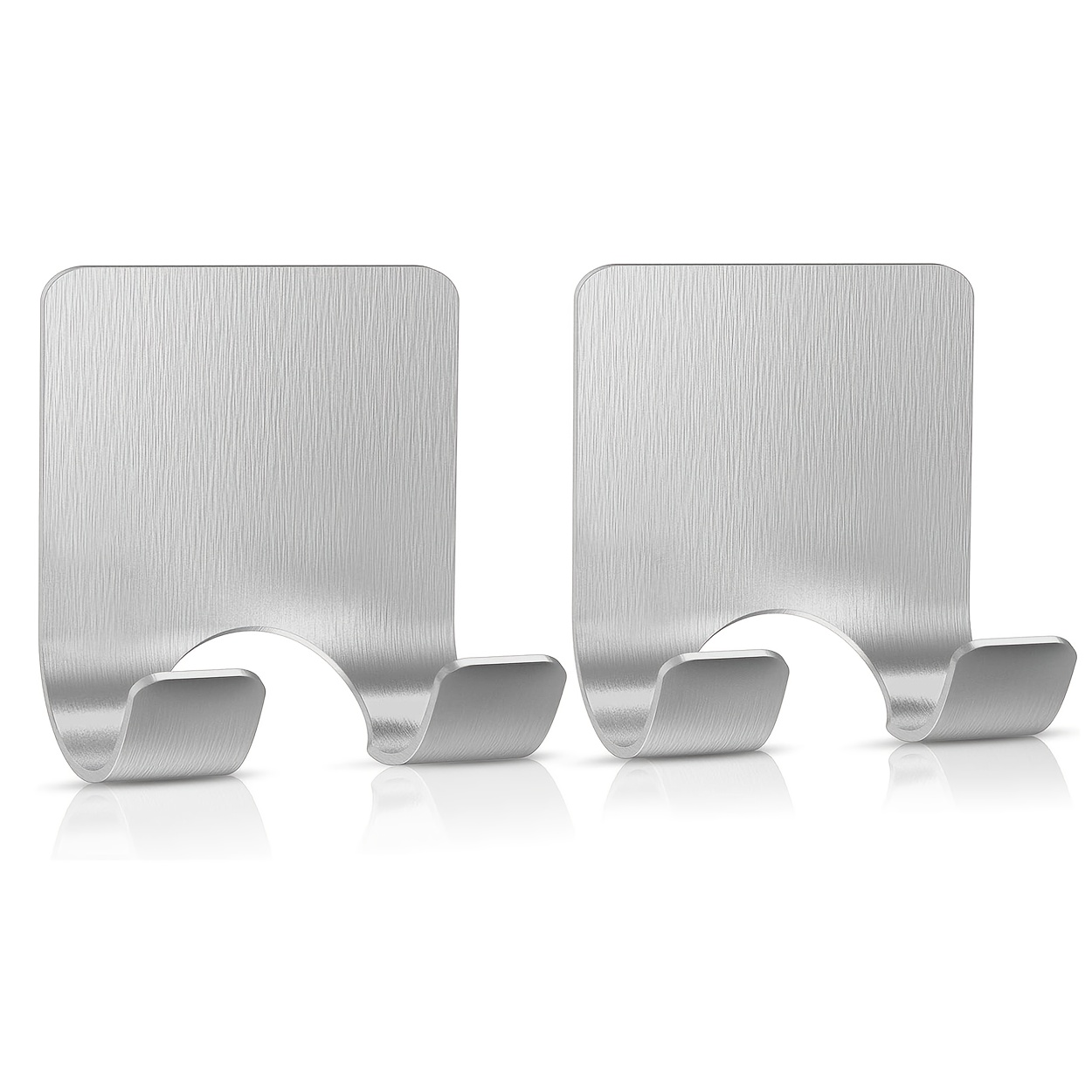 Set Of 2 Razor Holders Made From 304 Stainless Steel For Men's Shaving Needs, Featuring A Stand Shelf For Storing Razors, Ideal For Bathroom Organization