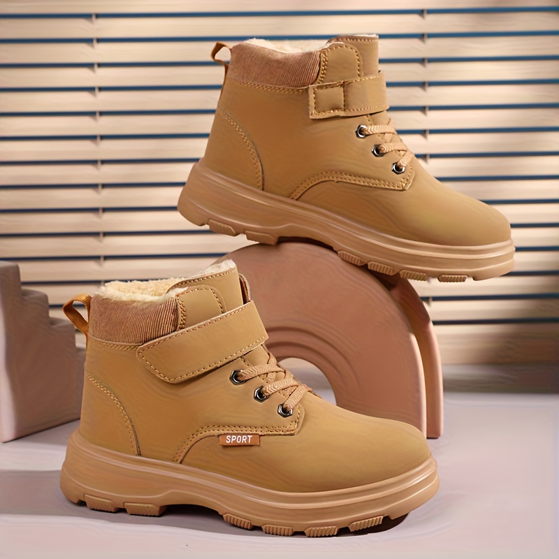Boys' Boots Casual Autumn And Winter Warm Sports Shoes