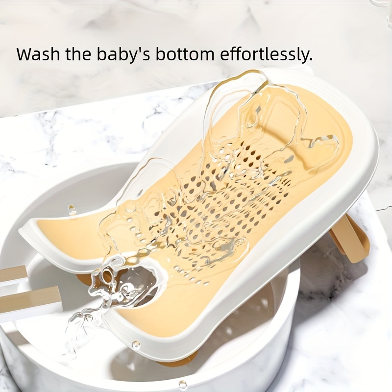 

1pc Bath Seat For Easy Parenting, Support For Ages 0-3, Comfortable And Hygienic Care Essential