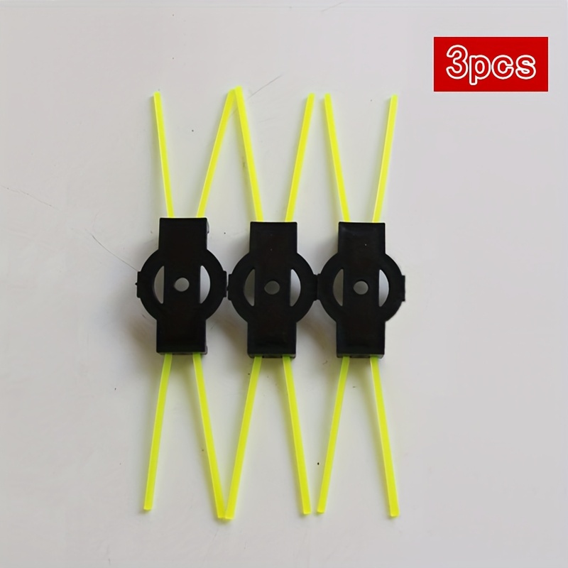TEMU 3pcs/8pcs Simple Weed Trimmer Line - Wear-resistant Lawn Mower Head Replacement Outdoor Garden Accessories - Suitable For All Types Of Weed