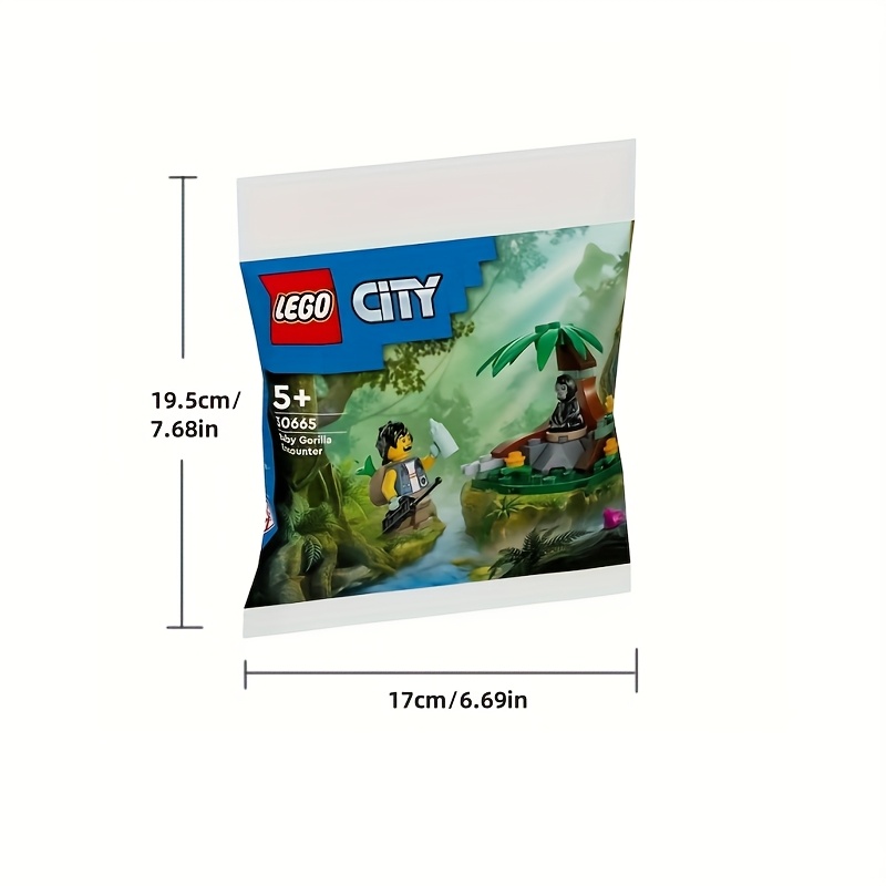 European Version, LEGO Gorilla Encounter 30665, Suitable for Home Decor Items, Great Gift for Holiday