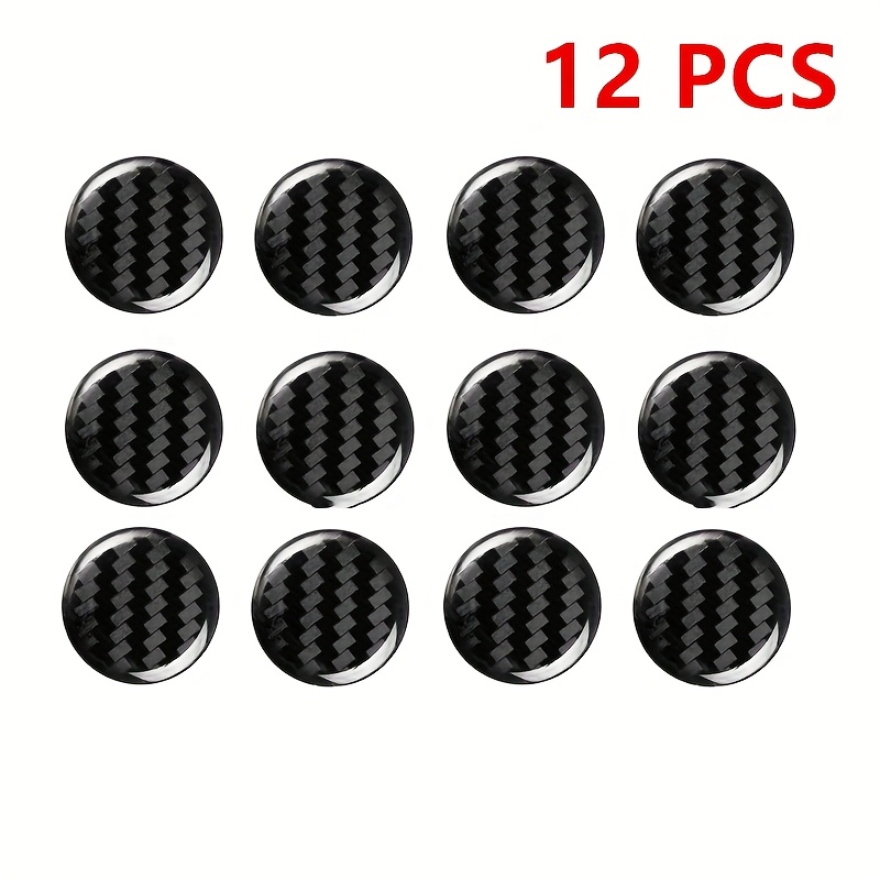TEMU 12pcs Universal 20mm Car Door Keyhole Protective Stickers, Door Lock Hole Cover, Waterproof & Dustproof Auto Exterior Modification Accessories