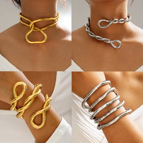 1 necklace and creative transformable diy multi style necklace jewelry accessory metal iron chain suitable for womens parties and daily wear