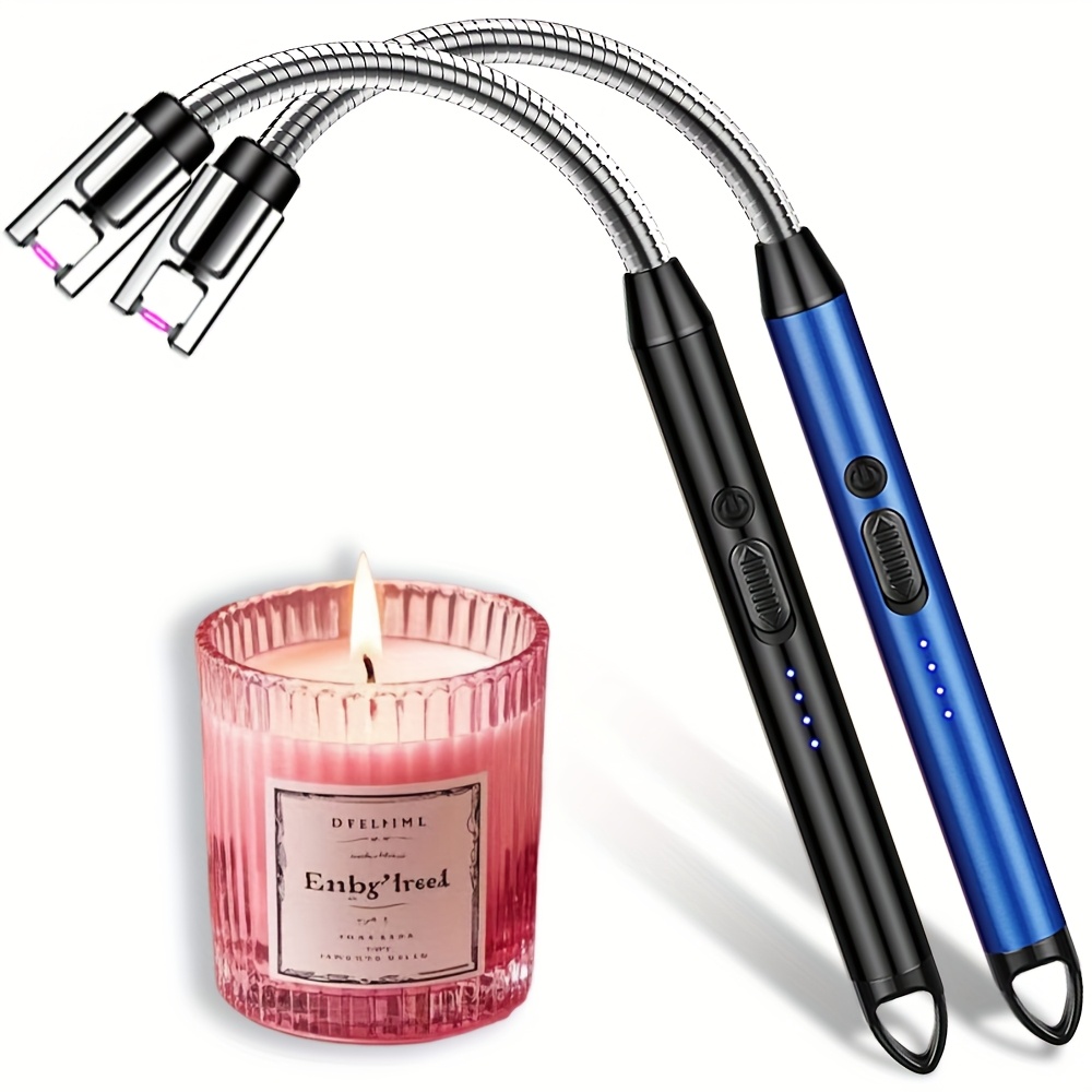 TEMU Usb Rechargeable - Perfect Suitable For Candles, Bbq And Camping | Tool With Long-lasting 170mah Battery, Smart Quick Igniter, Fire Starter