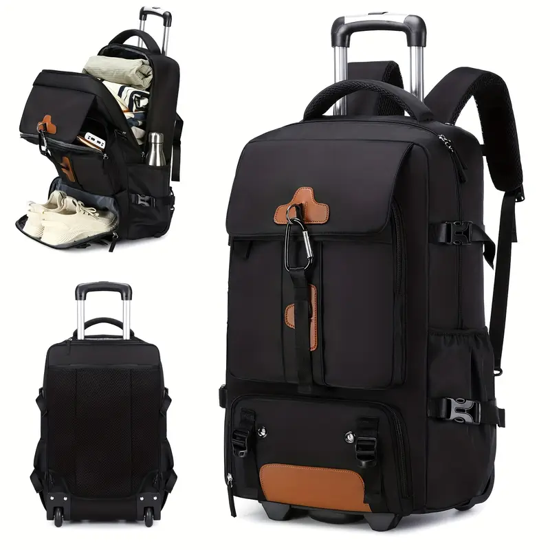 backpack trolley travel bag Tortuga Daily Carry Pro you can benefit from it.It is equipped with upgraded large noiseless wheels made of foam rubber material Topo Designs Global Travel Bag