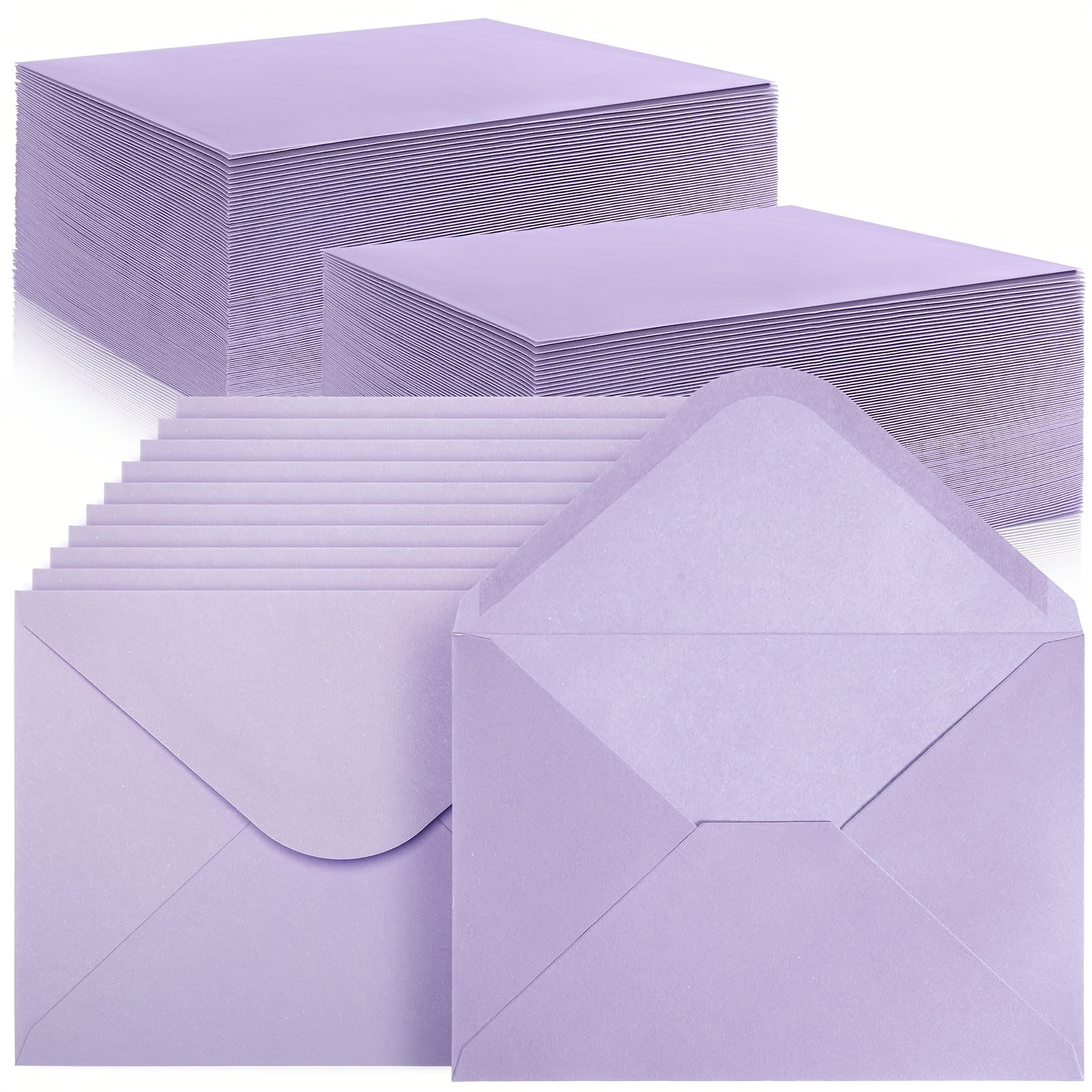 

Lavender 5x7 V-shaped Envelopes 50pcs