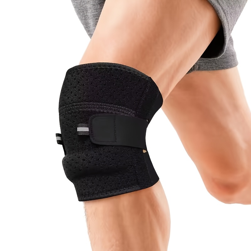 TEMU Cross-strap Patella And Meniscus Knee Brace, Featuring An Elastic Compression Cross-strap Design With Eva Foam Padding Inside, Unisex