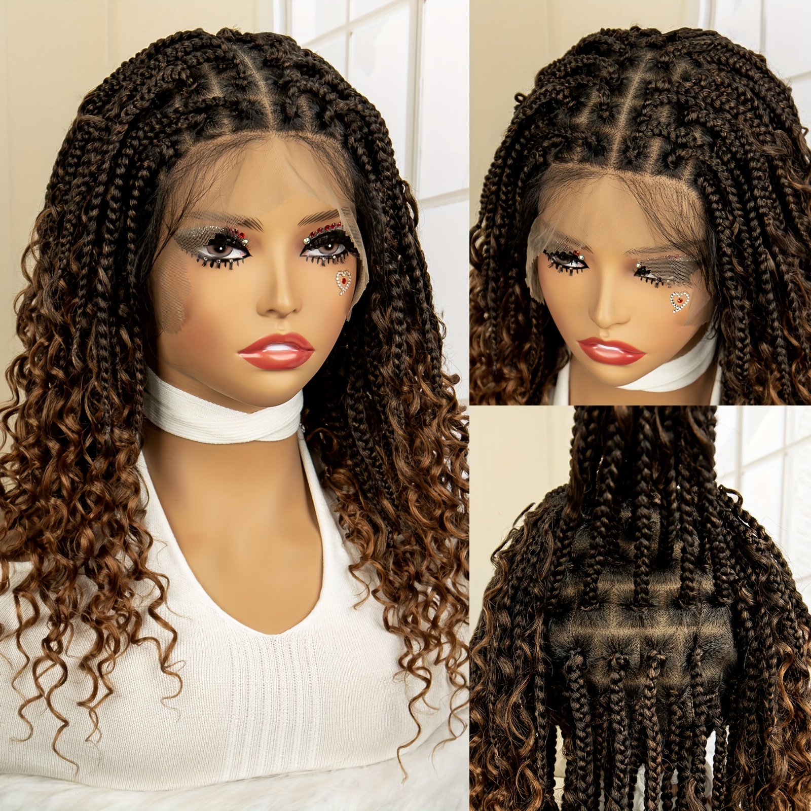 

Curly Wig For Women - Synthetic, 150% Density