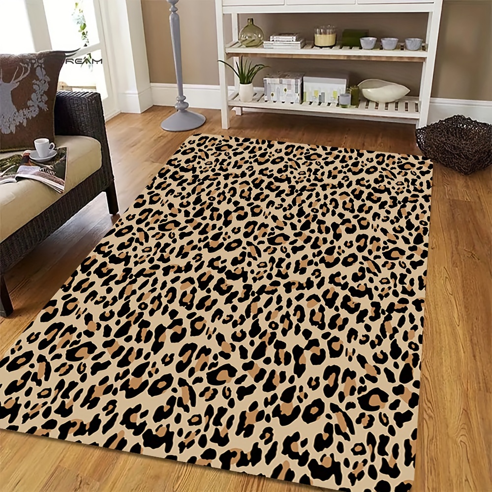 Leopard Area Rug, Animal Print Area Rug, Cute Leopard Area Rug, Black and  White Area Rug, Decorative Animal Print Area Rugs, Home Gifts -  Norway