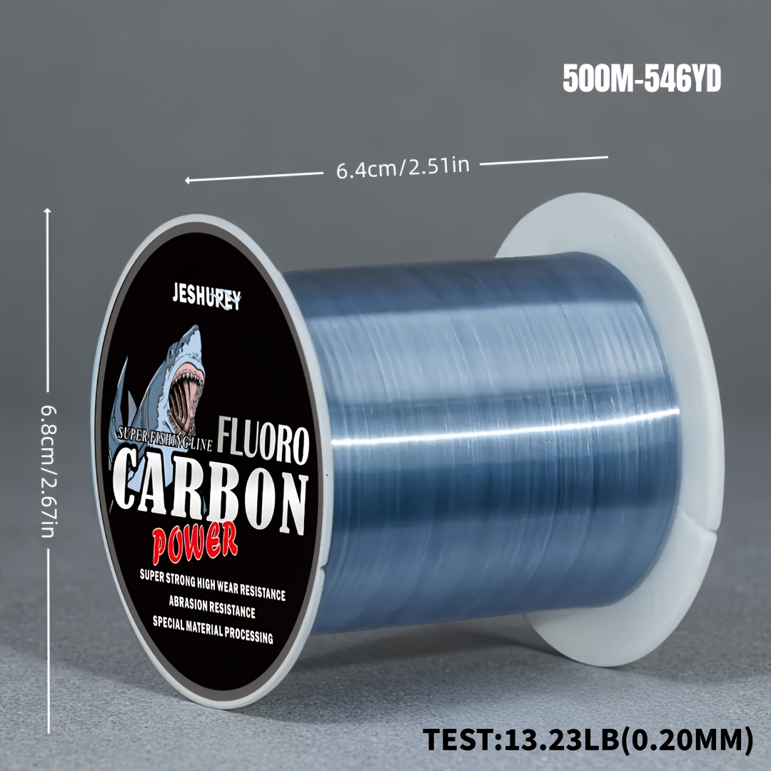 Image of 500m/546yd Invisible Nylon Fishing Line, Fluorocarbon Fishing Line, Durable And Wear-resistant High-quality Material, Fishing Gear